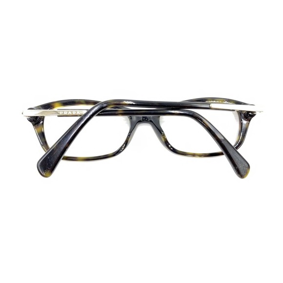 Prada VPR 04P 2AU-1O1 Tortoise Brown Gold Eyeglasses Frames 52-17 135 Italy - Picture 11 of 12